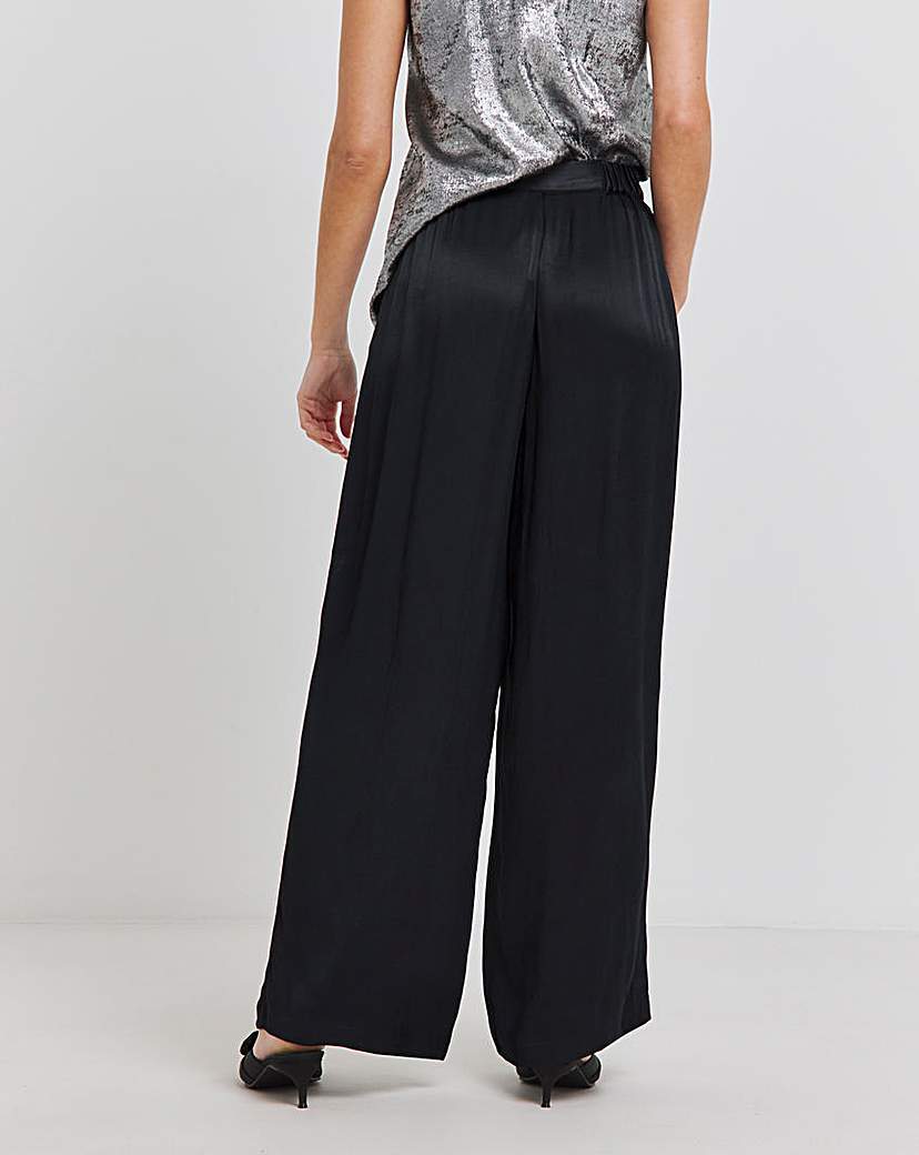 Joanna Hope Hammered Satin Trousers