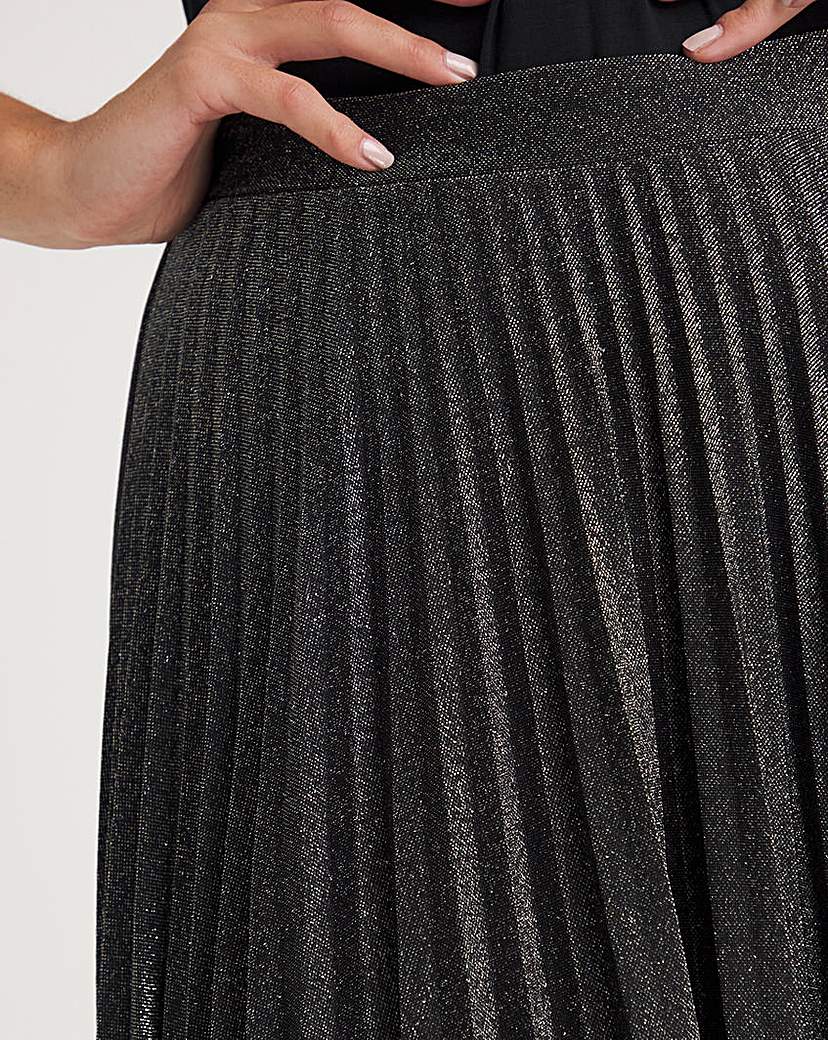 Joanna Hope Pleated Glitter Skirt