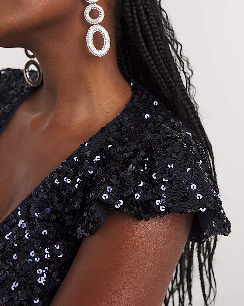 Joanna Hope Sequin Maxi Dress