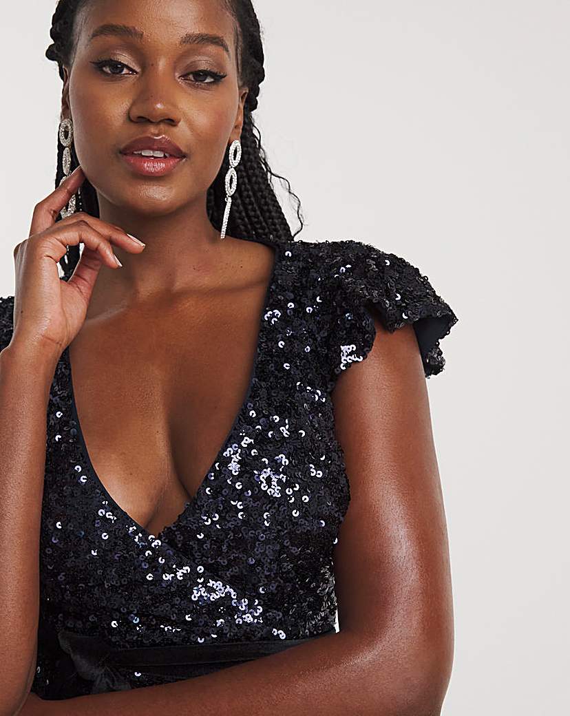 Joanna Hope Sequin Maxi Dress