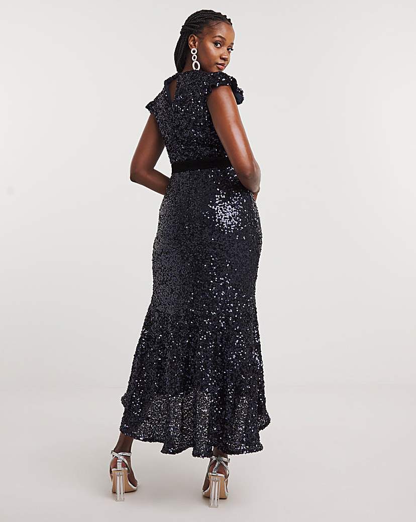 Joanna Hope Sequin Maxi Dress
