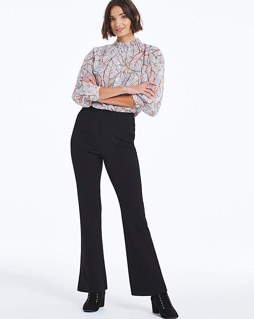 Image of Black Flared Trousers
