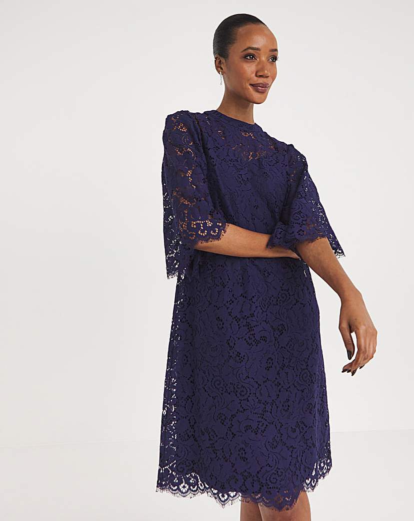 Joanna Hope Lace Swing Dress