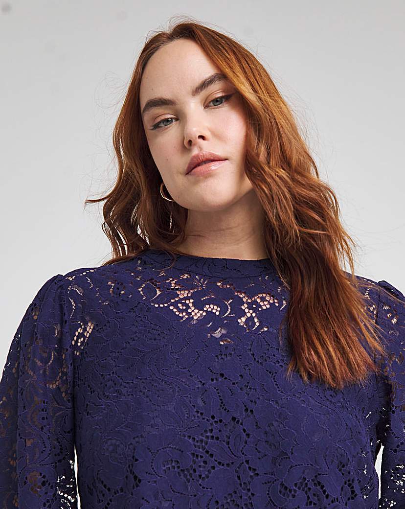 Joanna Hope Lace Swing Dress
