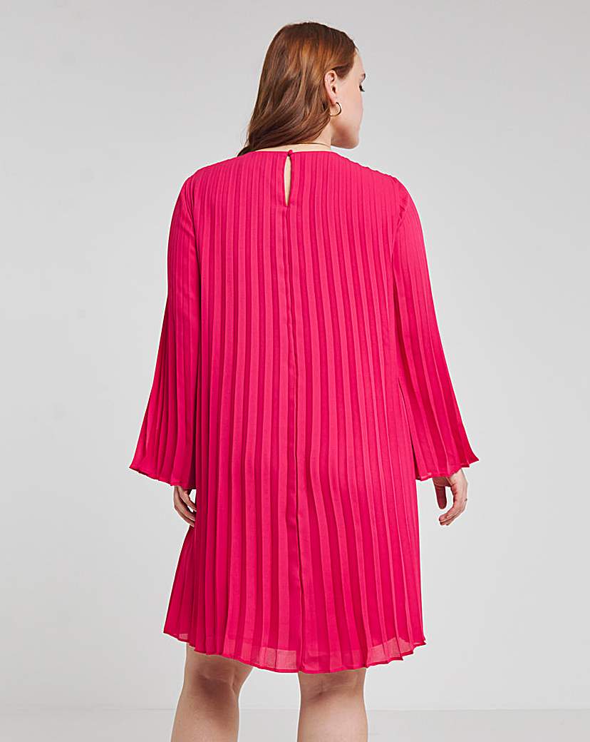 Joanna Hope Pleated Swing Dress