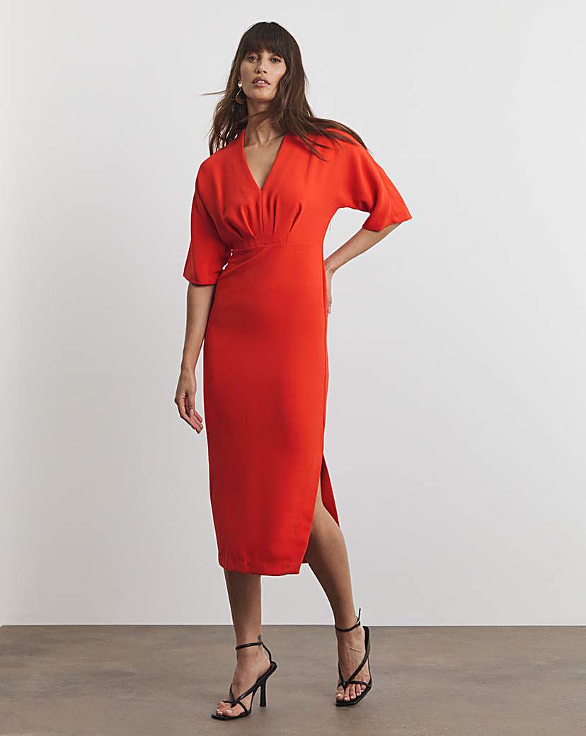 Joanna Hope Stretch Crepe Column Dress