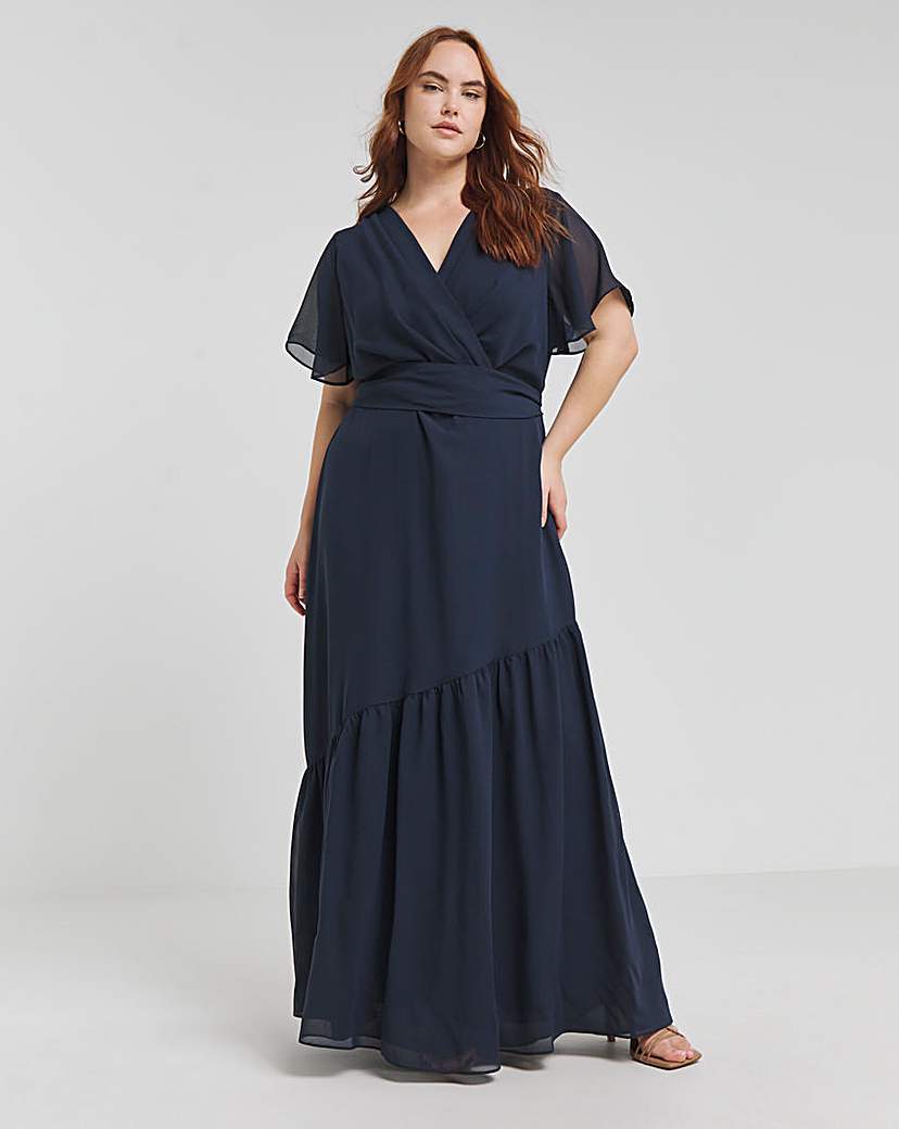 Joanna Hope Maxi Tie Waist Dress