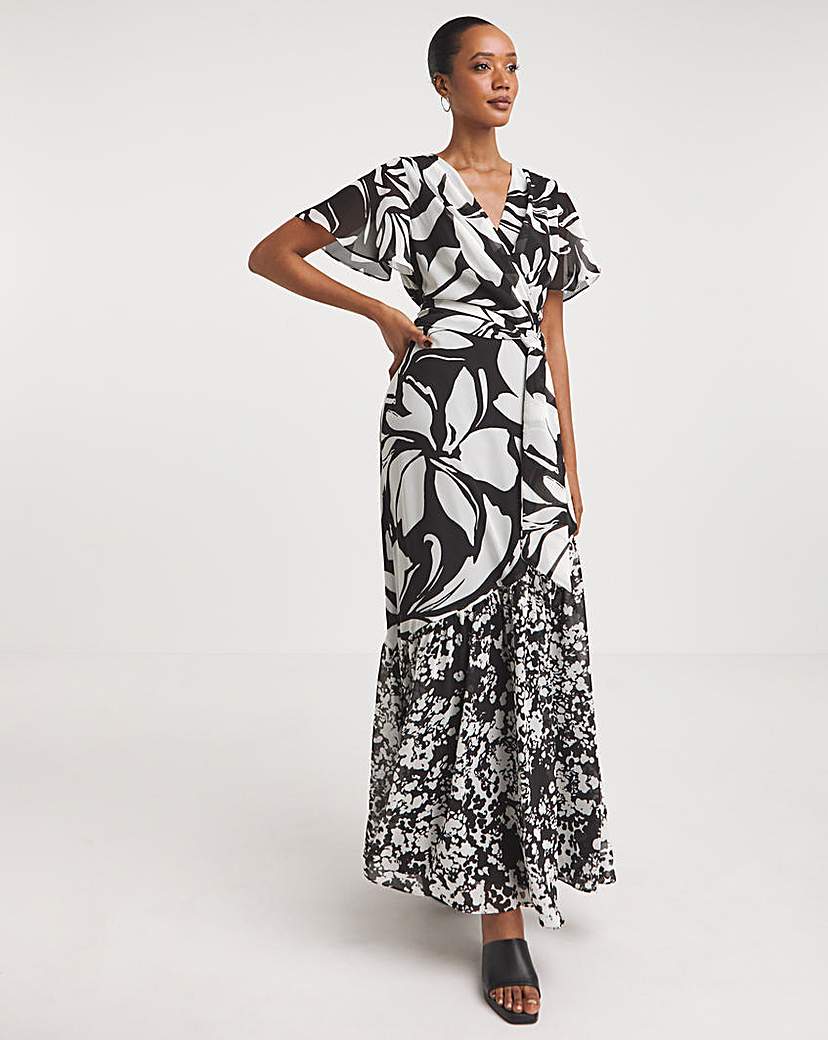 Joanna Hope Maxi Tie Waist Dress