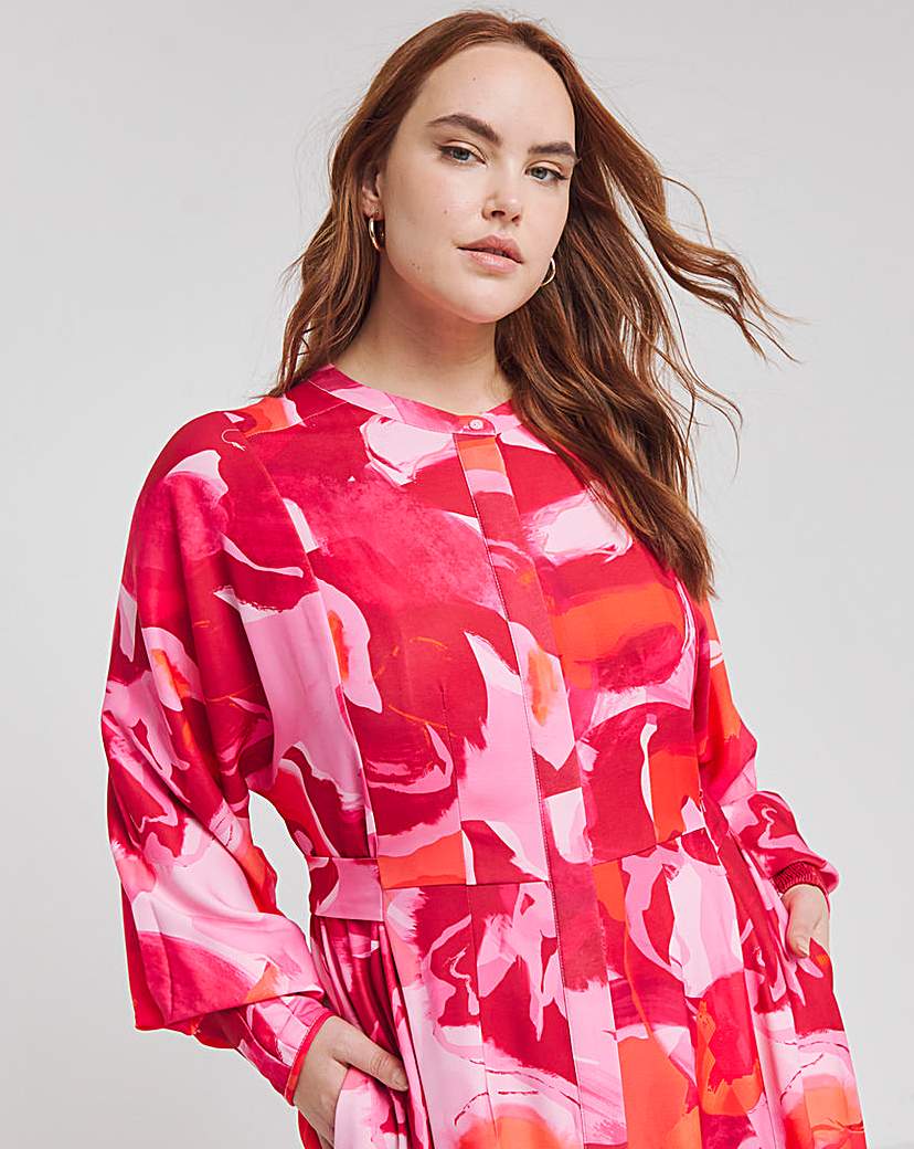 Joanna Hope Tie Waist Shirt Dress