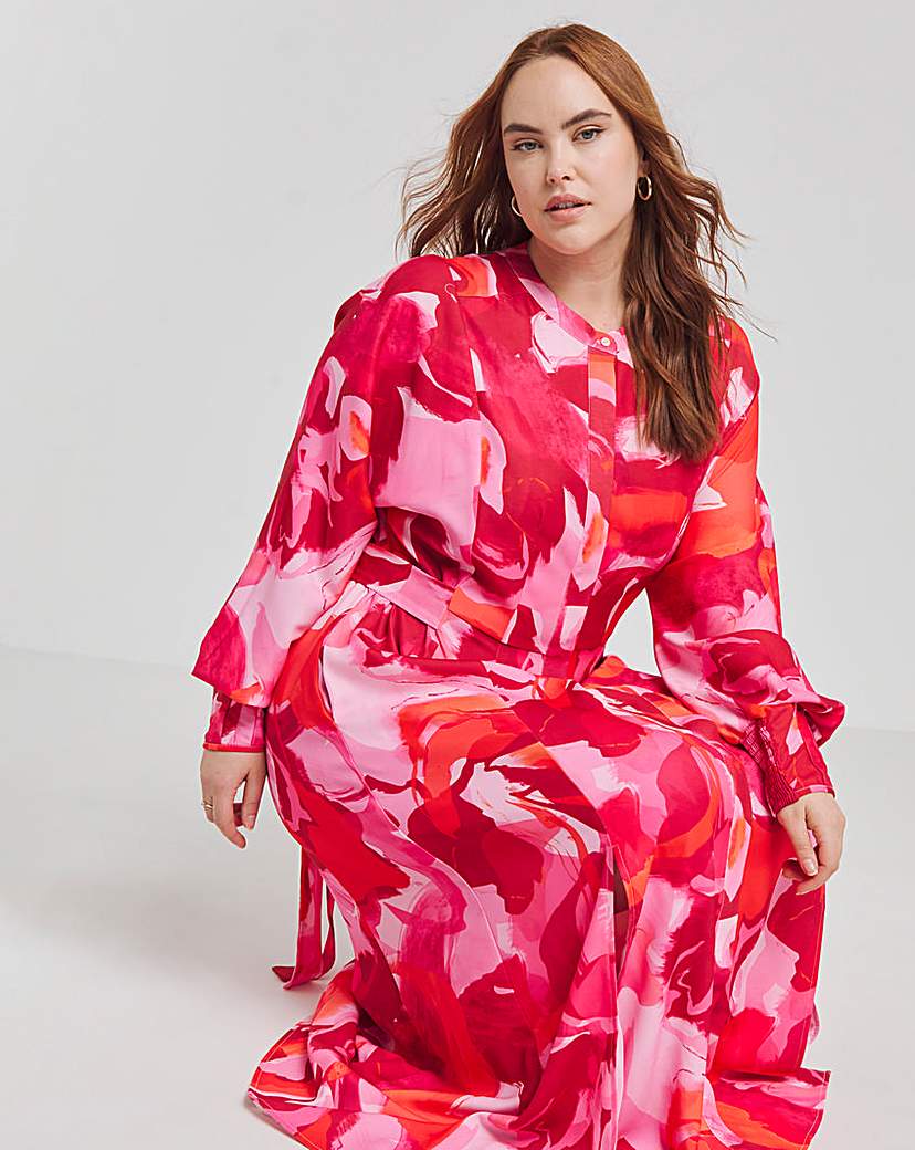 Joanna Hope Tie Waist Shirt Dress