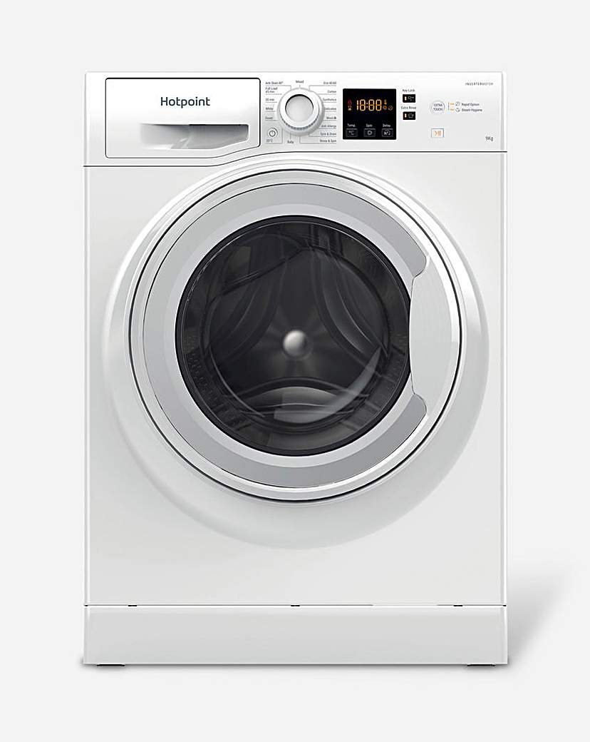 Image of Hotpoint NSWM944CWUKN Washing Machine