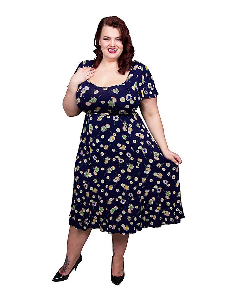 1940s Plus Size Fashion Dresses