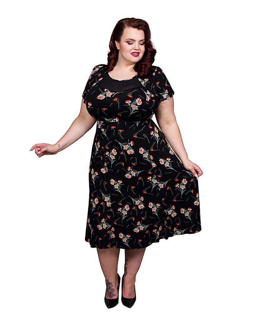 1940s Plus Size Fashion Dresses