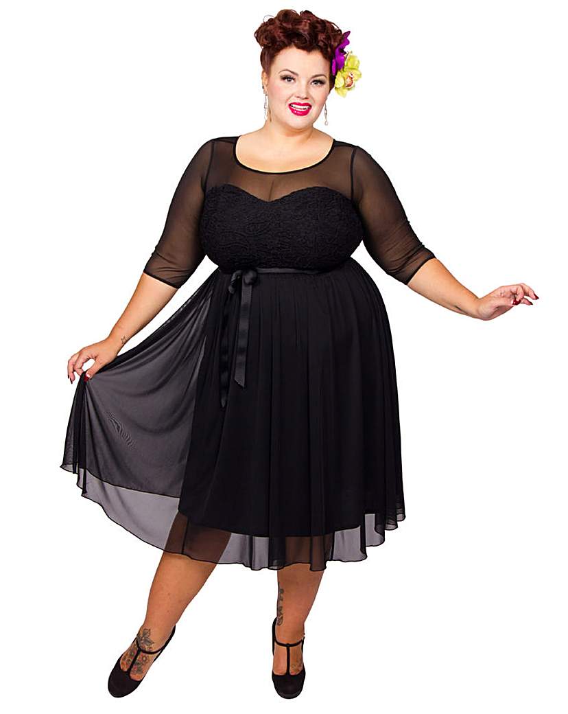 1950s Retro Plus Size Dresses: Pin Up to Swing Dresses