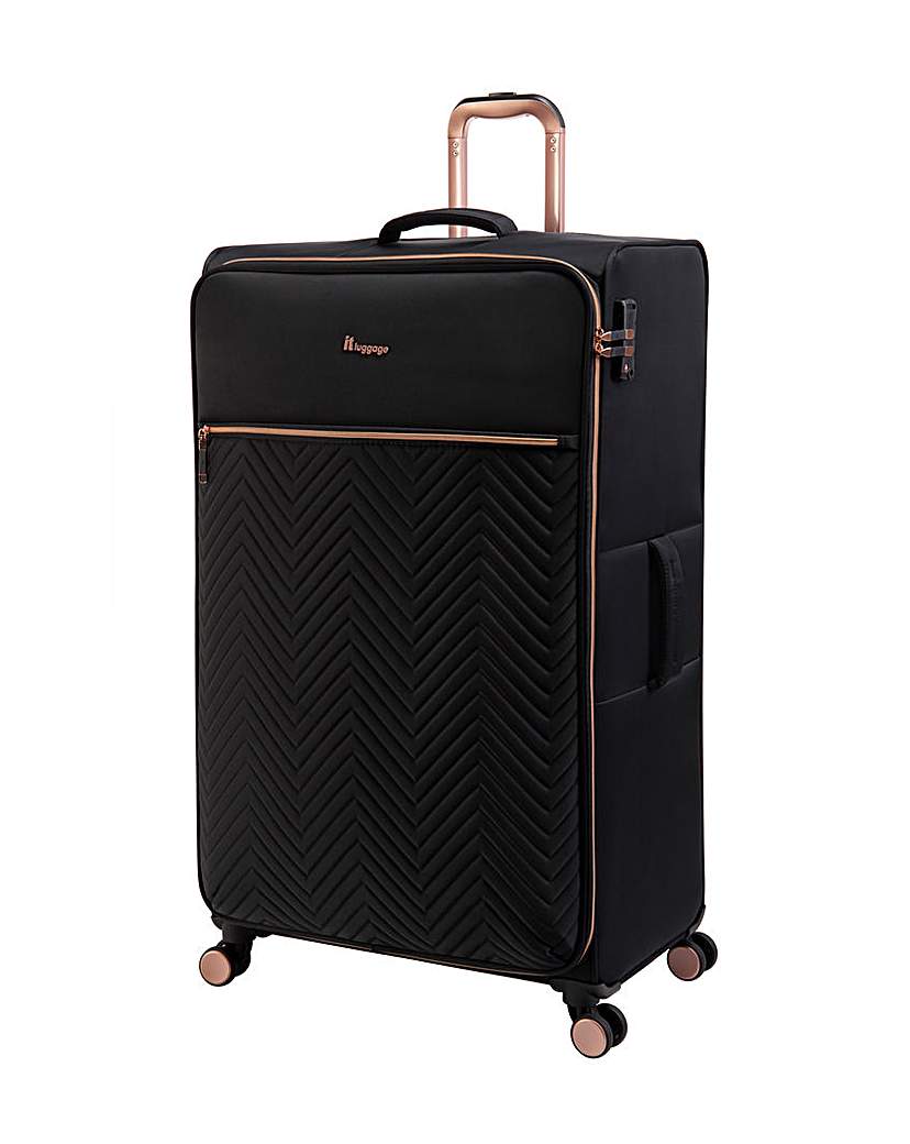 IT Luggage Black X-Large Suitcase