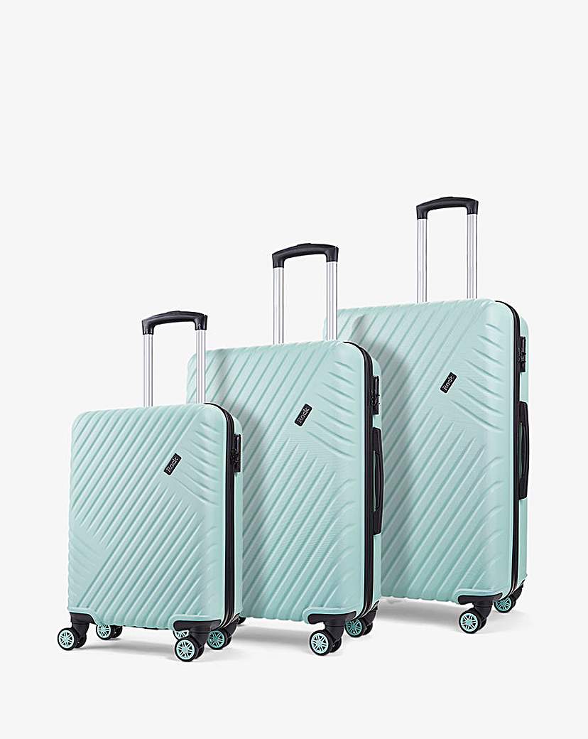 Rock Santiago Green Luggage 3pc set