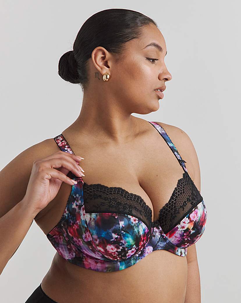 Elomi Lucie Plunge Wired Bra Cherry Blos