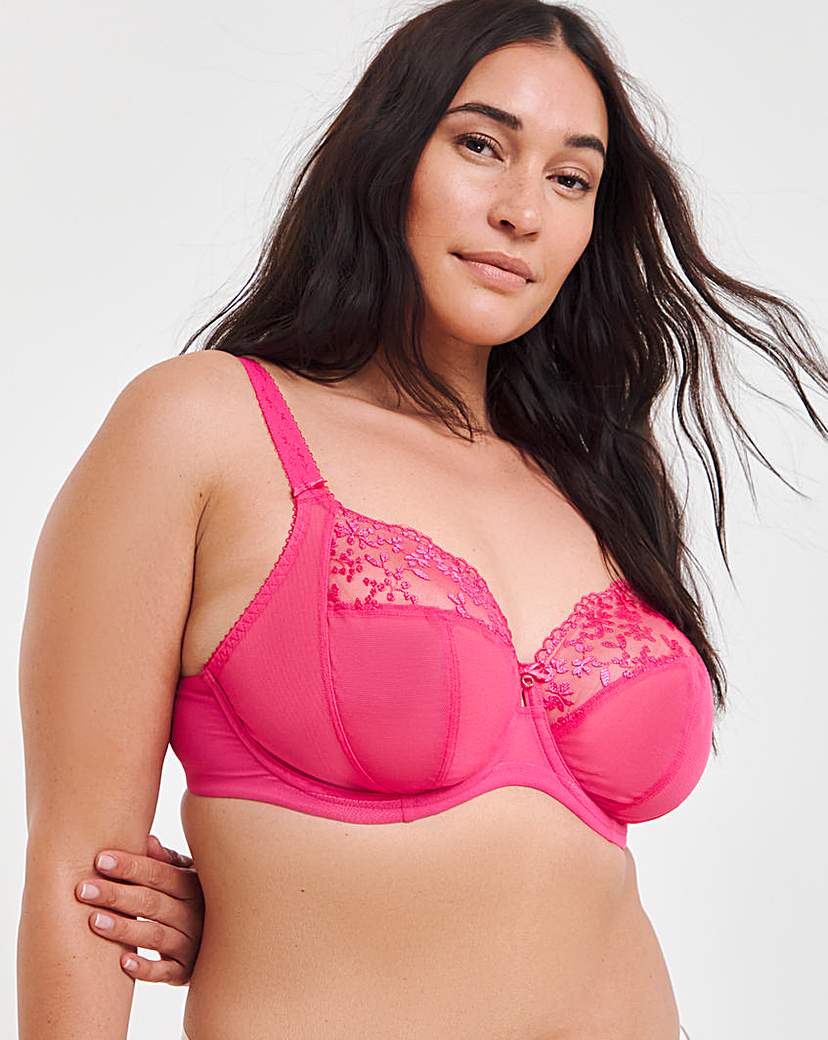 New In - Elomi Zarla Full Cup Wired Bra Red