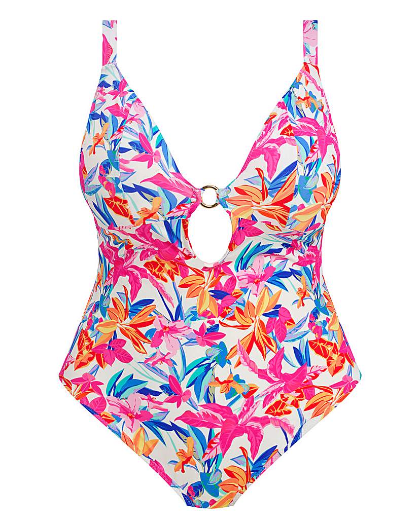Elomi Savaneta Plunge Wired Swimsuit