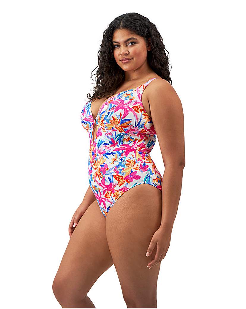 Elomi Savaneta Plunge Wired Swimsuit