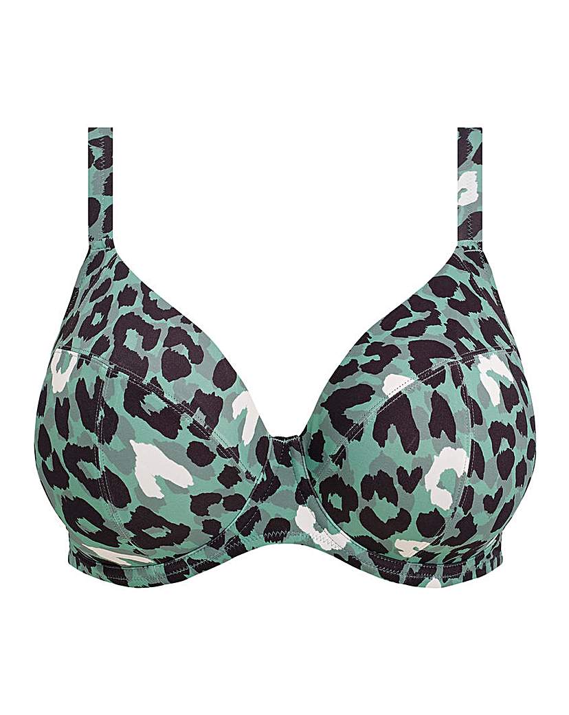 New In - Elomi Jungle Bay Plunge Bikini Top