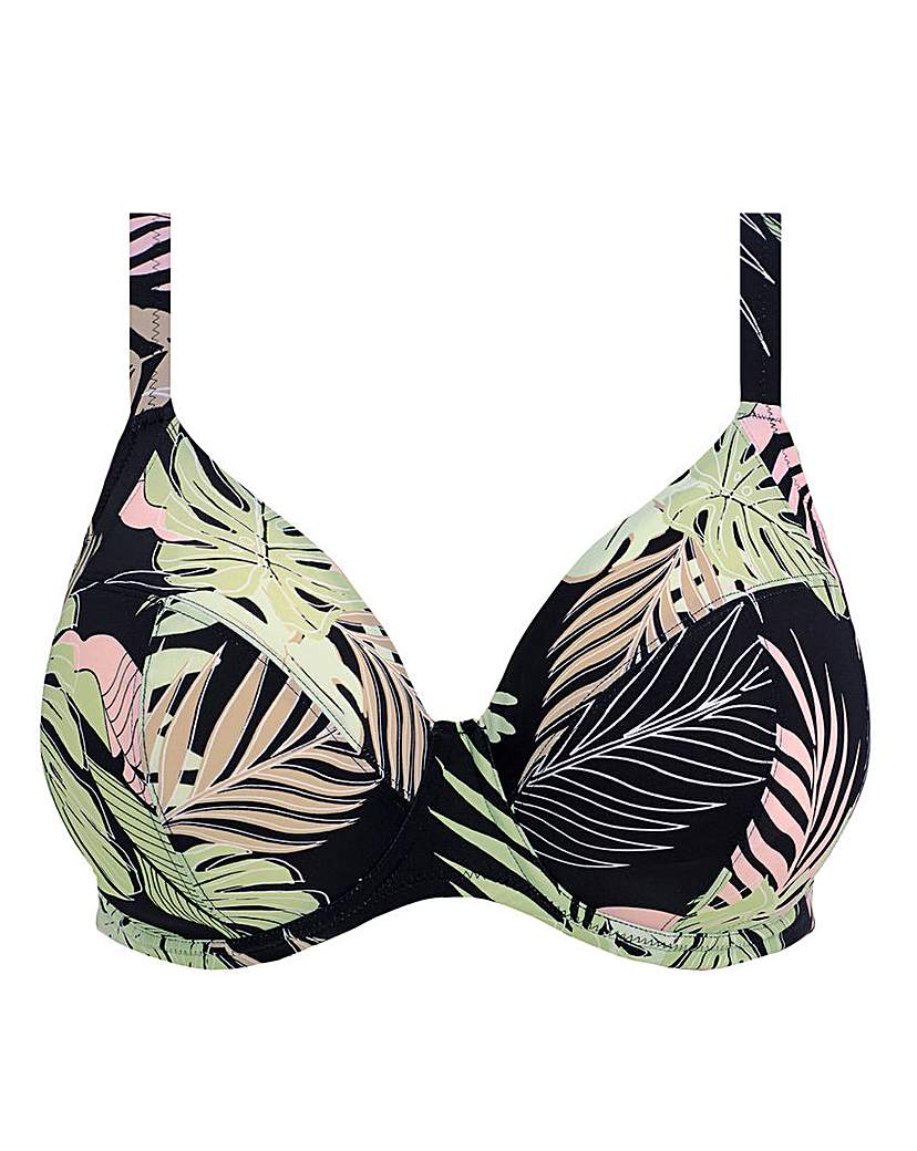 New In - Elomi Tropical Retreat Plunge Bikini Top