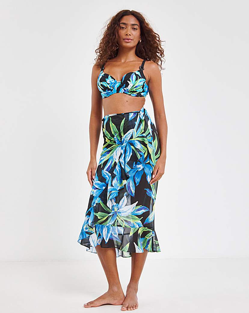 Fantasie Talm Beach Sarong Black