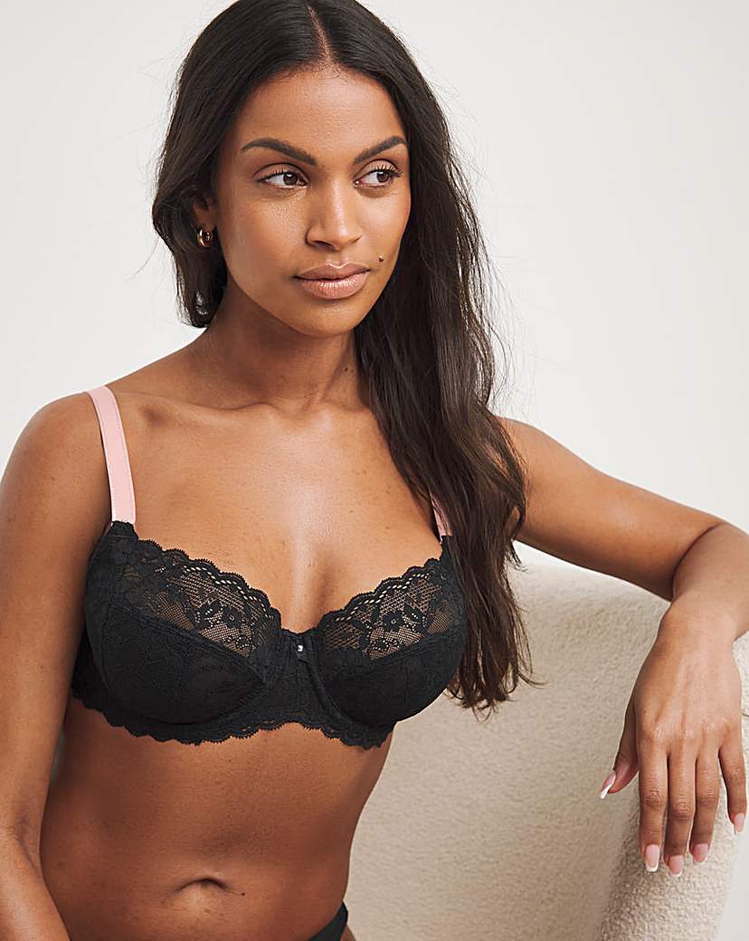 Freya Off Beat Balcony Bra Black