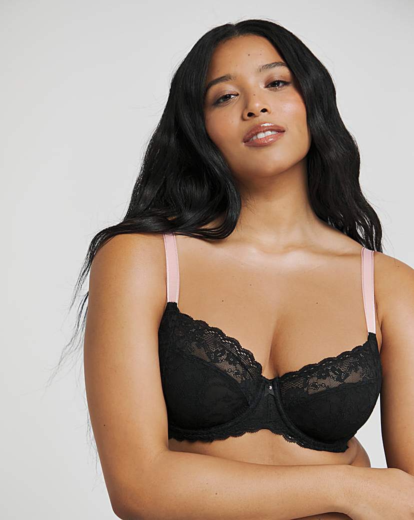 Freya Off Beat Balcony Bra In Black | UK Size 32D Women's