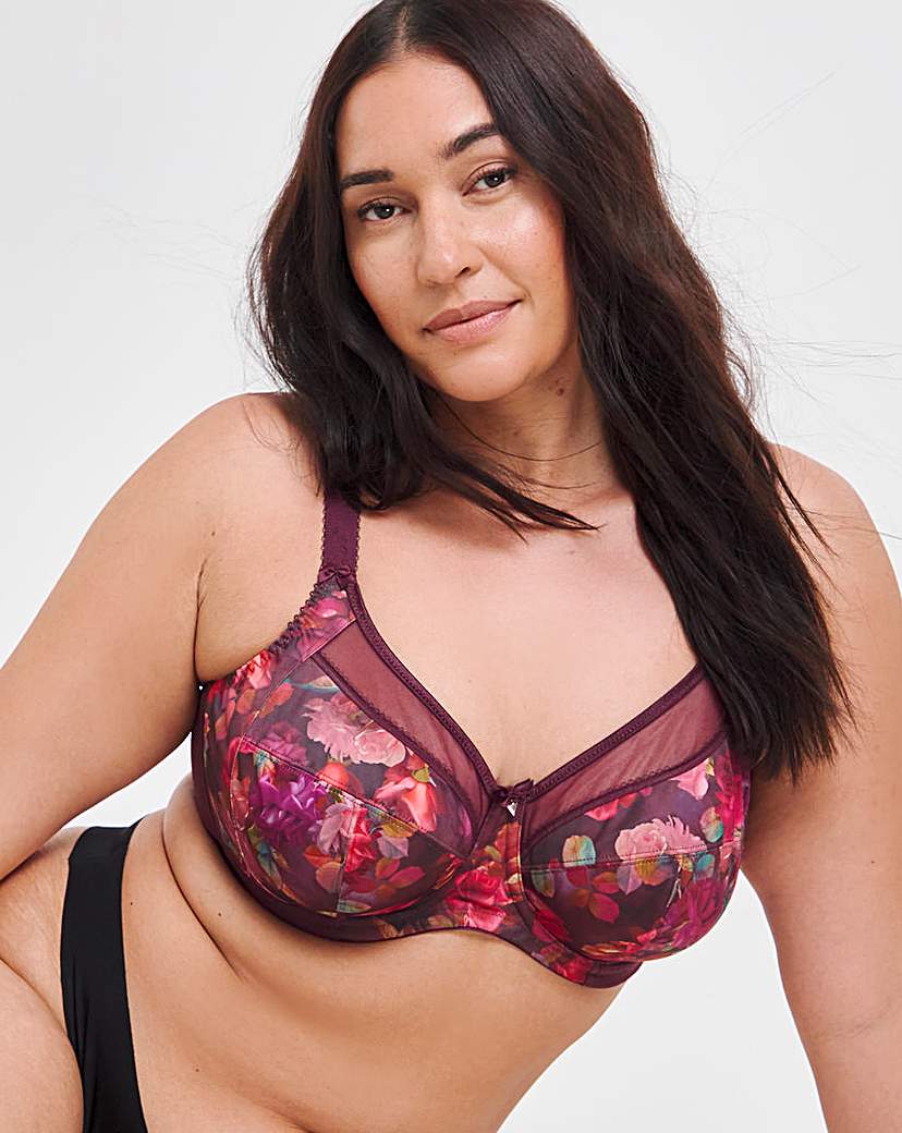 Goddess Kayla Full Cup Bra Plum Rose