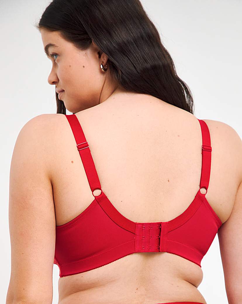 Goddess Verity Non Wired Bra Red