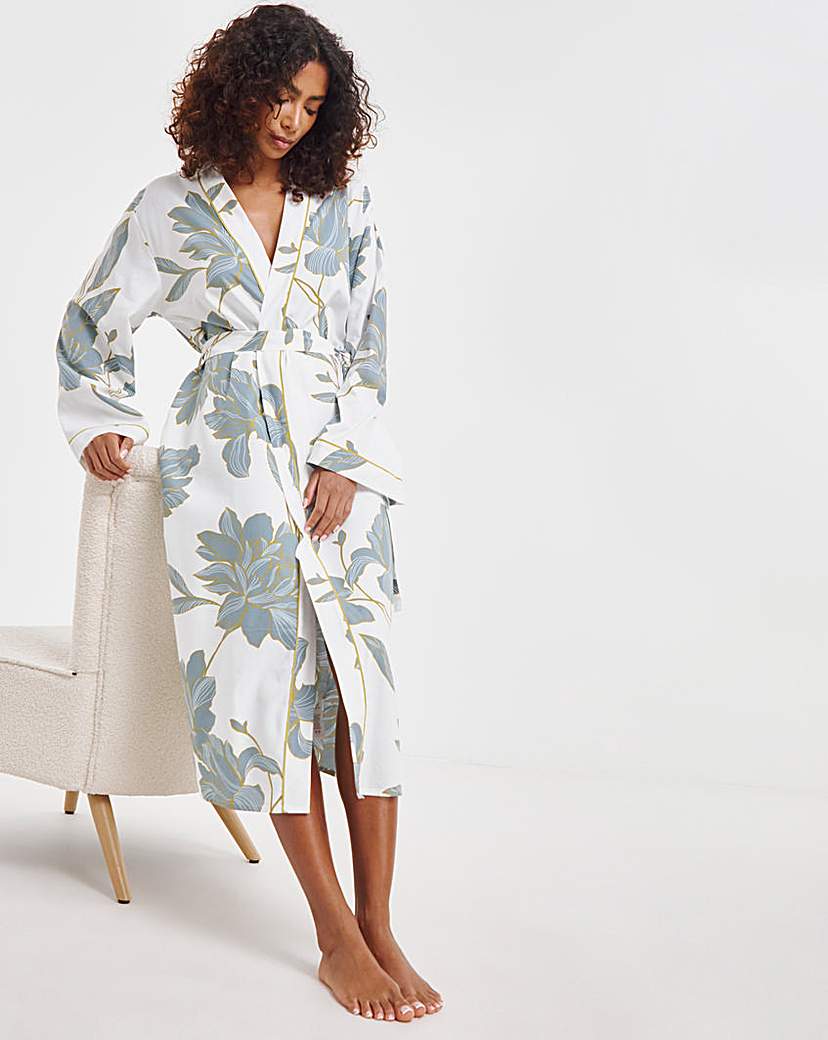 Cyberjammies Dressing Gown Floral Print