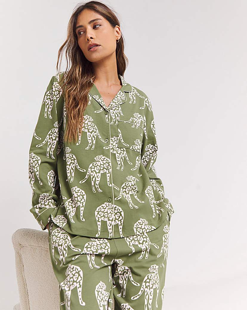 Chelsea Peers Animal Stripe PJ Set