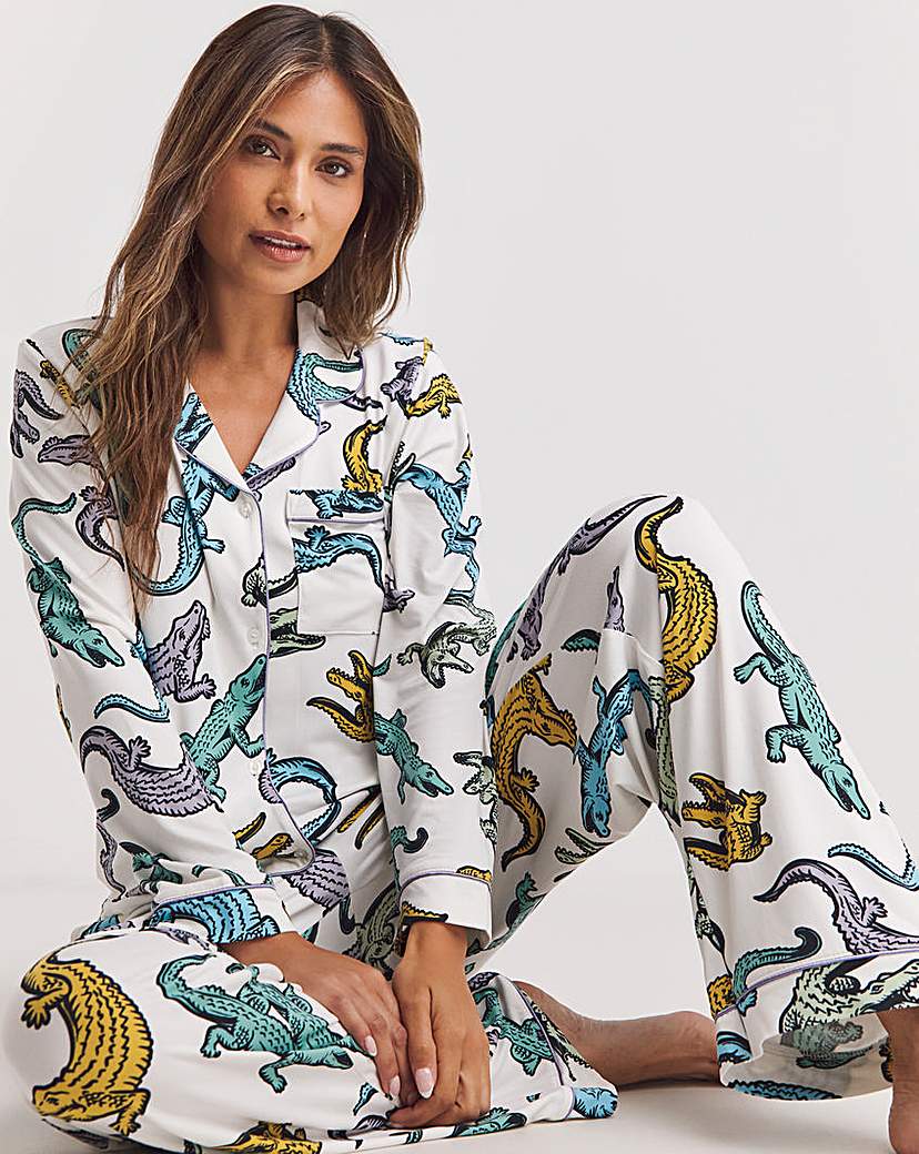 Chelsea Peers Crocs Print PJ Set