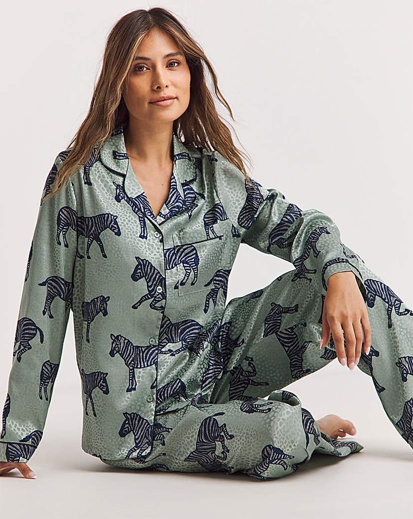 Chelsea Peers Jacquard Satin PJ Set