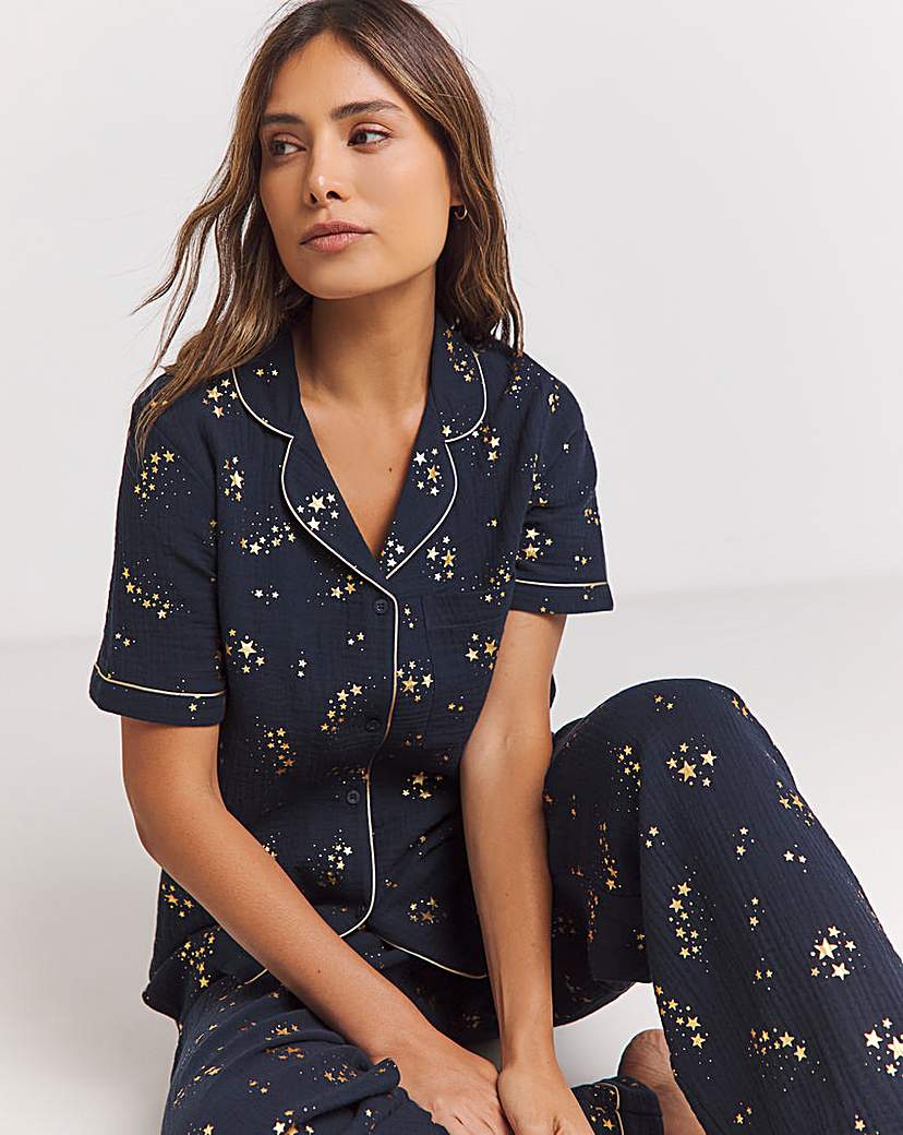 Chelsea Peers Cheesecloth Stars PJ Set