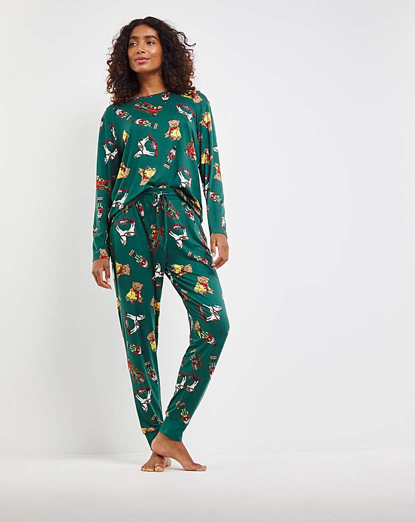 Chelsea Peers Xmas Crew PJ Set Womens