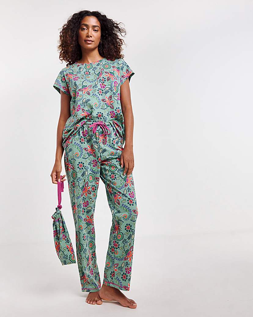 Joe Browns Floral Print PJ in a Bag