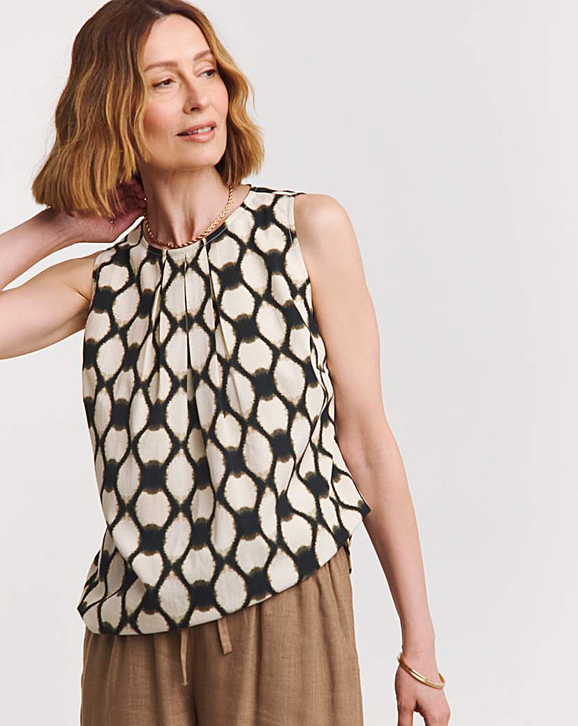 Pleated Shell Top