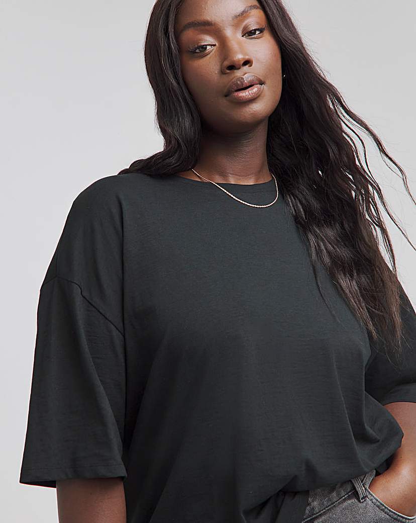 Slub Crew Neck T-Shirt