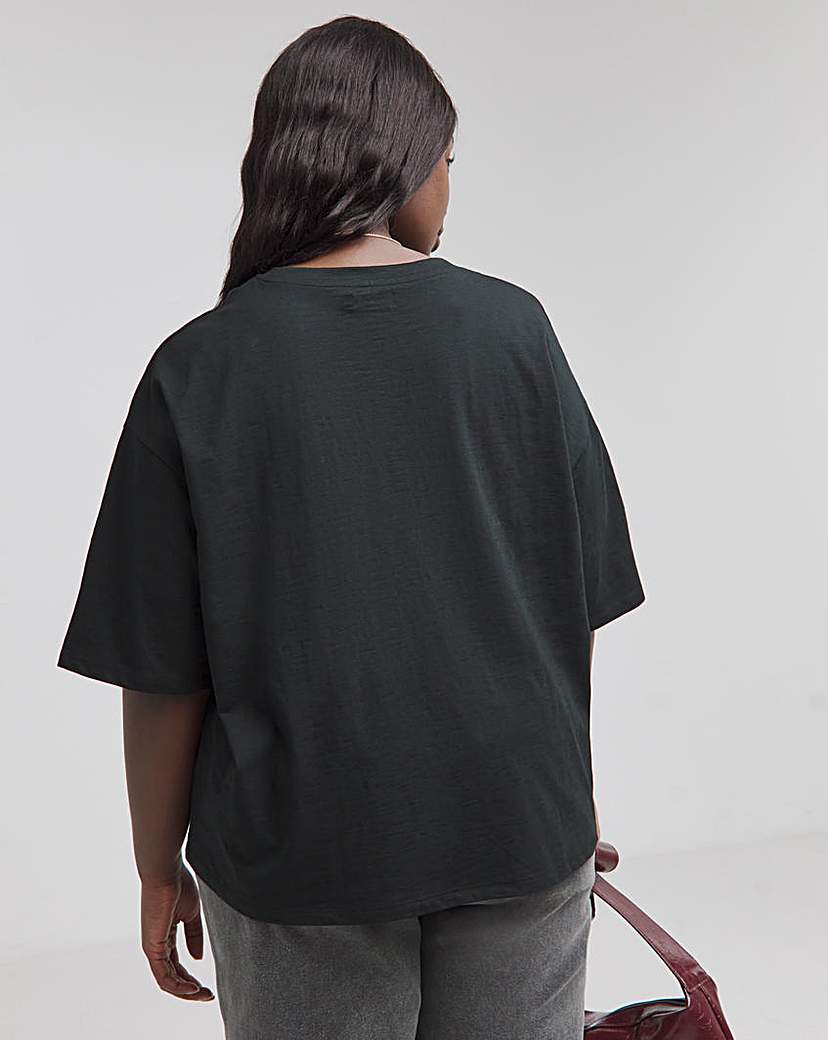 Slub Crew Neck T-Shirt