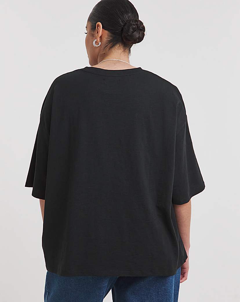 Slub Crew Neck T-Shirt