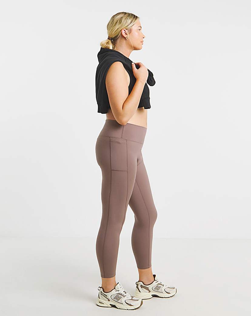 Mocha Active Full Length Leggings