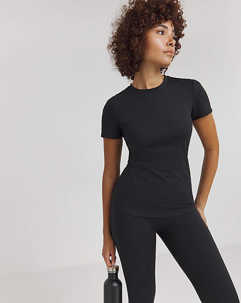 SB3 Black Short Sleeve Active T-Shirt