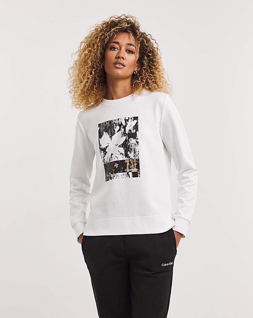 Calvin Klein Print Logo Sweatshirt