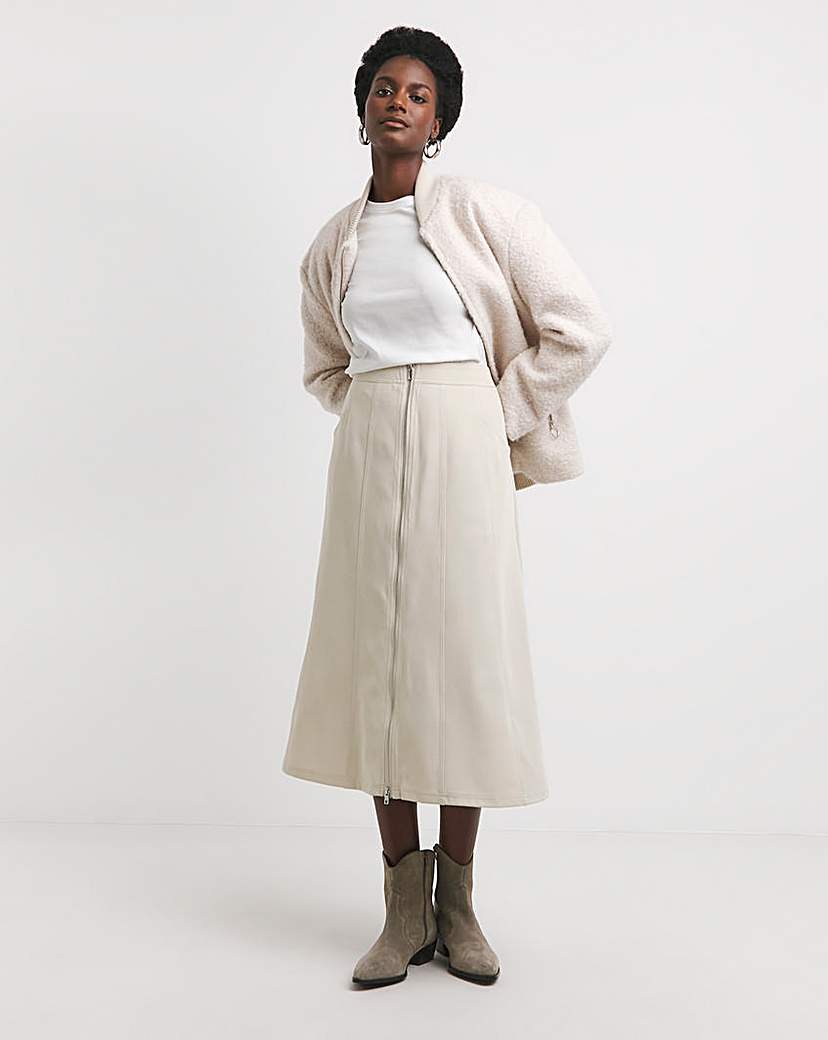 Utility A line Maxi Skirt