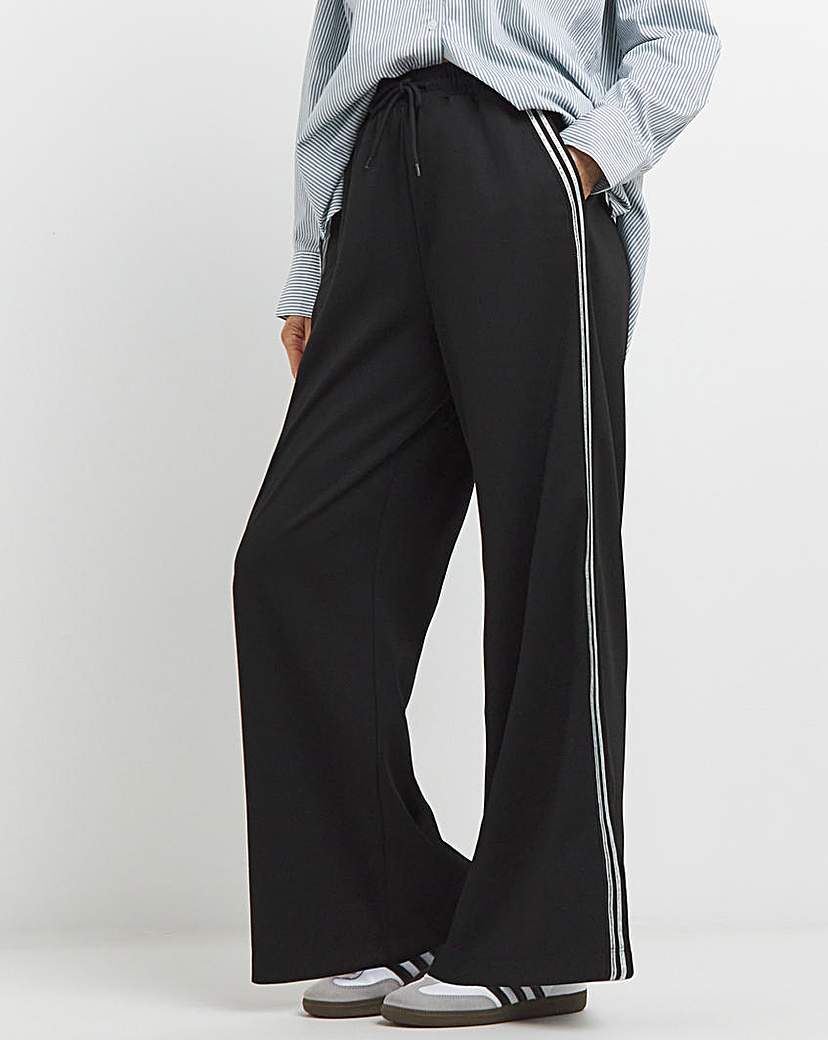 Ponte Glitter Side Stripe Trouser