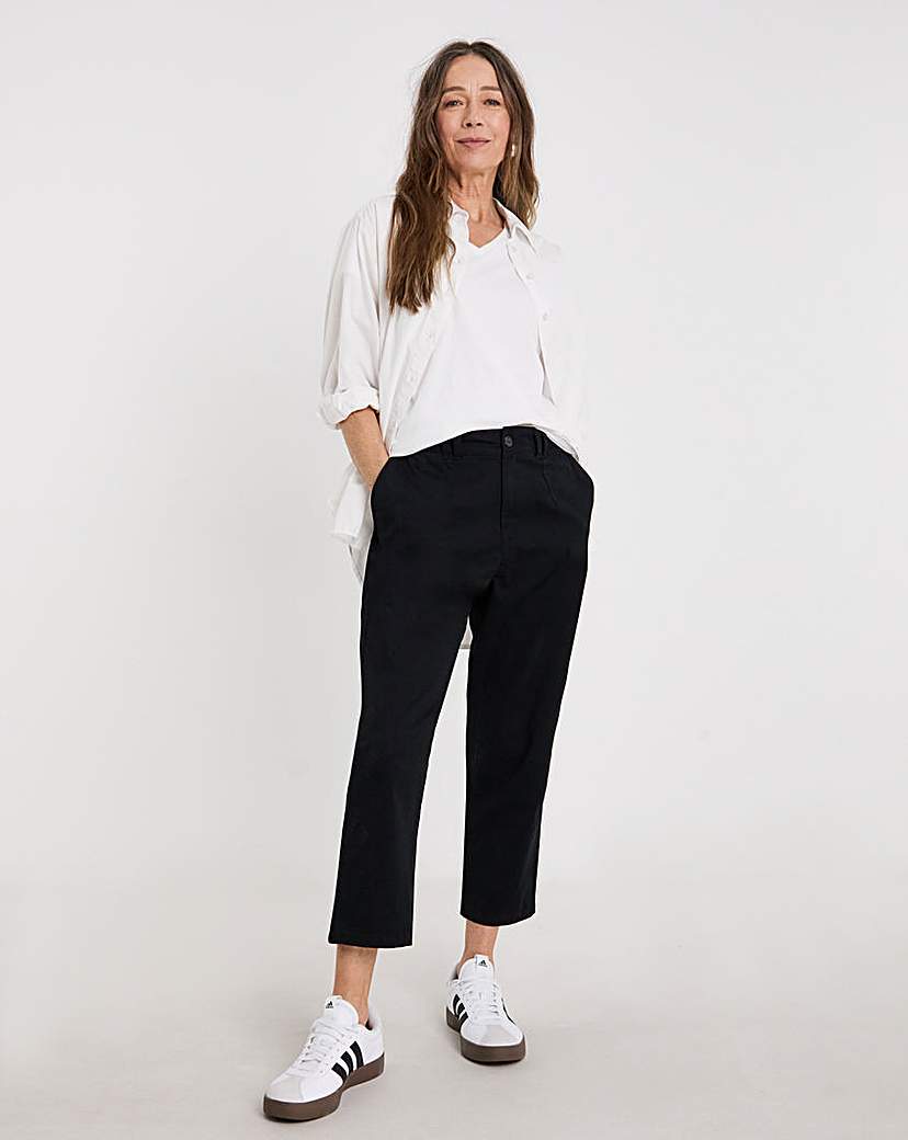 New In - Stretch Cropped Chino Trouser