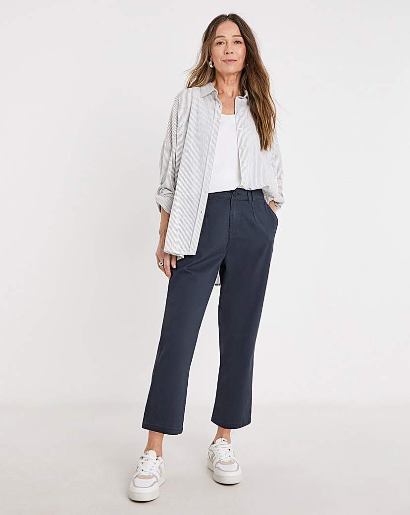 New In - Stretch Cropped Chino Trouser