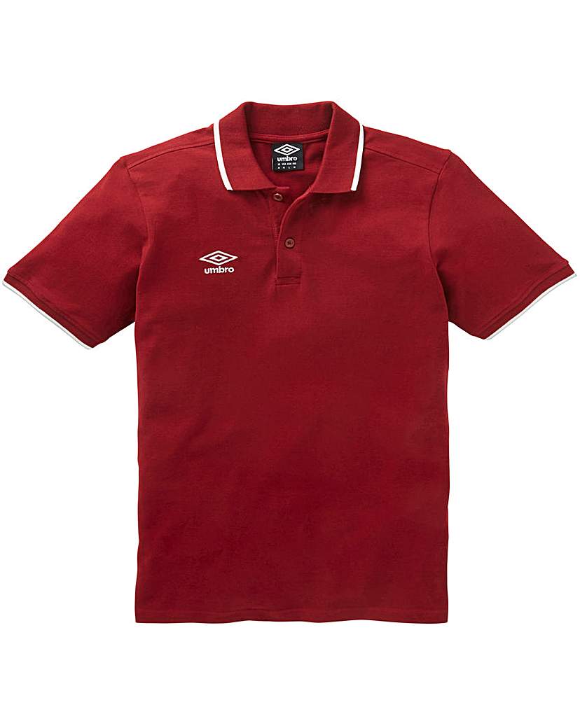 Image of Umbro Tipped Polo Regular